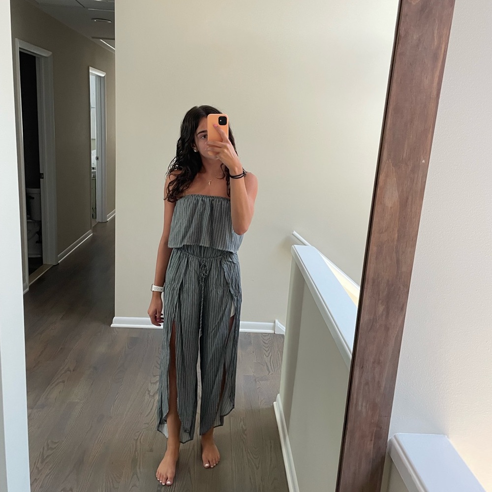 HONEY BELLE Strapless Jumpsuit